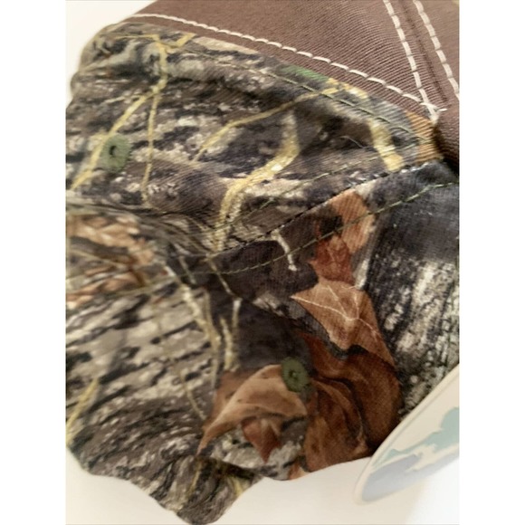 Men's Hat BU Mossy Oak Moist Control Camo Baseball Adjustable Band NWTF - Picture 4 of 6